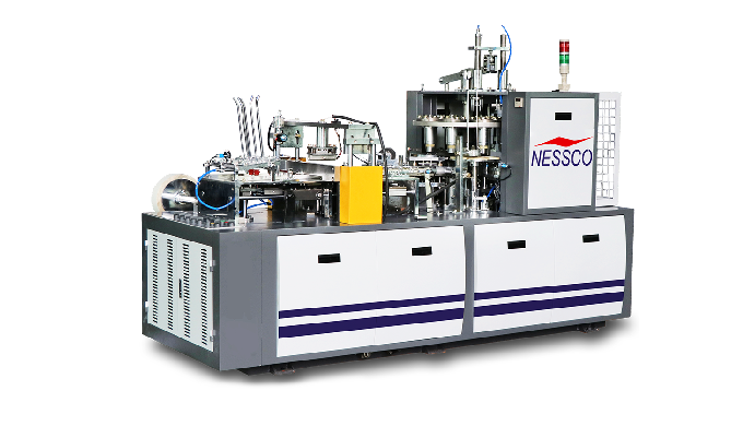 Paper Container/Bowl making machine for the paper bucket, soup & noodles bowls and food containe...