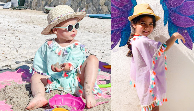 Our colorful pareos enable our girls and baby girls to spend the day comfortably thanks to its fast ...