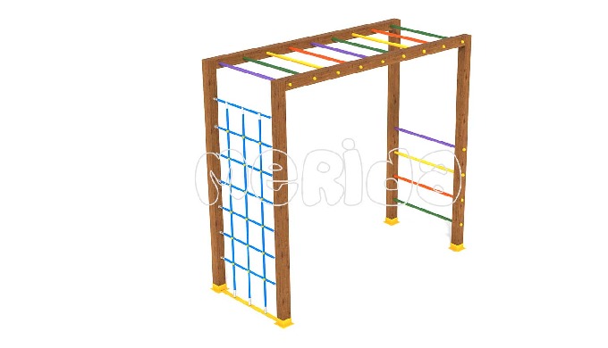 Ahşap Oyun Parkı Ekipmanları - PE 07