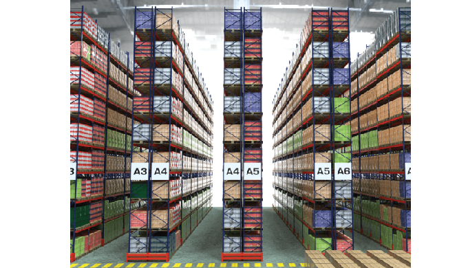 Rayonnage industriel à palette / Rayonnage à palettes classique