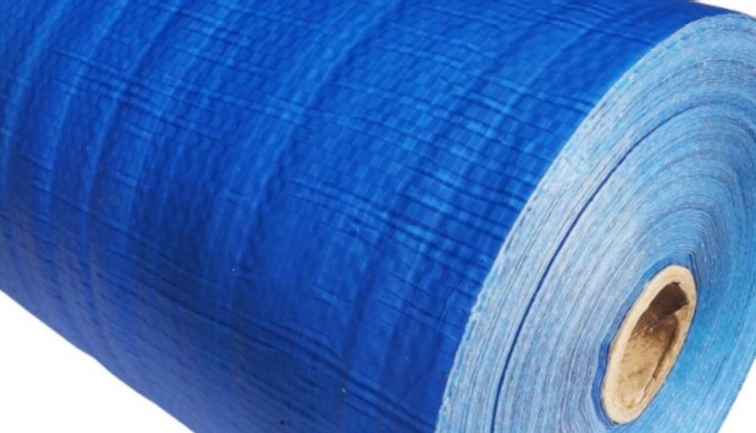 Drugget padlóburkolat - kék poli tekercs 100gsm - általános rendeltetésű padlóburkolat. (1.83 Mtr W x 200 Mtr.)