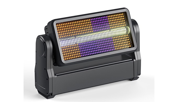 The Thor 1000 is an innovative multi-use strobe fixture. It is combined by 480x0.5W SMD RGB and 144x...