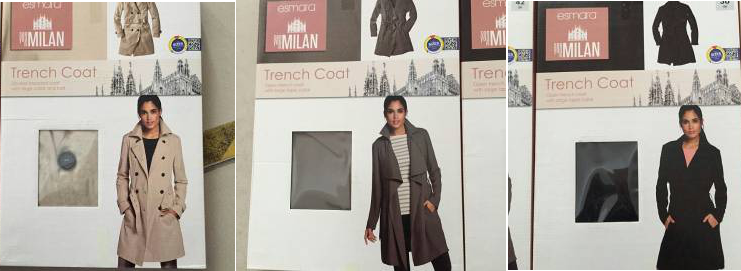 esmara brand stocklot available, 40,000pcs Ladies fashion trench