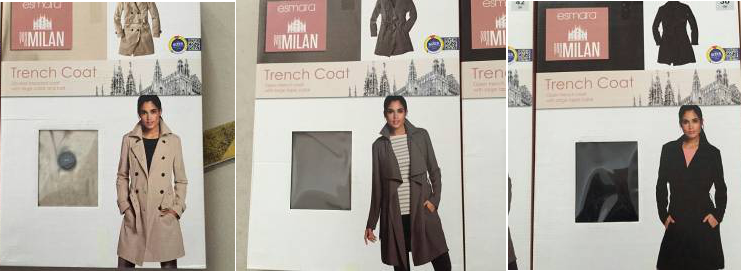 Esmara Brand Stocklot Available, 40,000pcs Ladies Fashion Trench