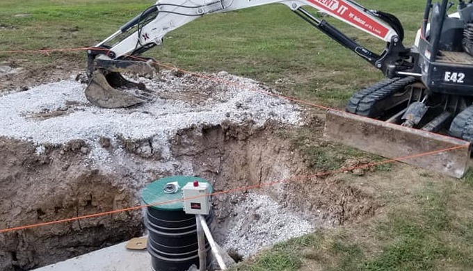 Septic system installation and repair