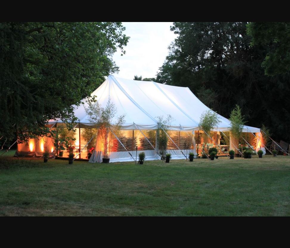 Location de tente bambou pour réception mariage près de Saint André de l'Eure