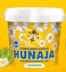suomalainen kukkaishunaja, mieleinen, mehiläishoitotuotteet, hunajaa, suodatettu, suodatettu hunaja