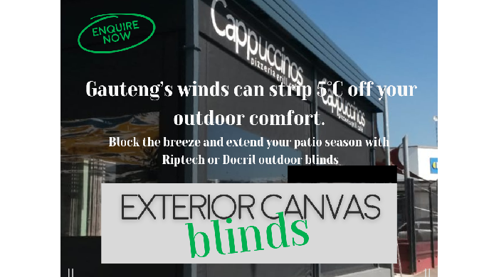 Exterior Roller Blinds Our exterior roller blinds create comfortable, protected outdoor spaces while...