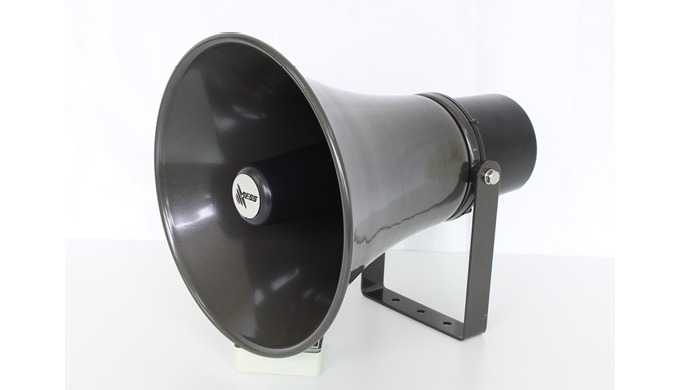 Features 1. Aluminum and zinc die casting structure 2. For outdoor announcements of public facilitie...
