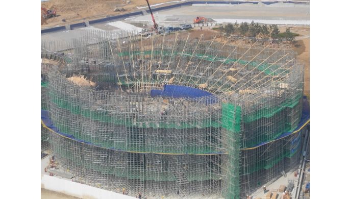 System Support consists of galvanized steel pie and modular components that are assembled together u...