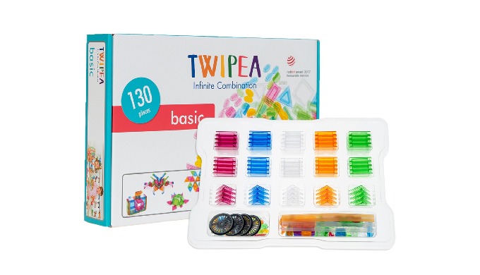 TWIPEA BASIC SET is a smaller size of the package. It has 130 pcs of blocks which covers panels, joi...