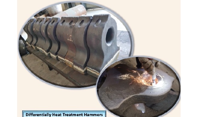 This is a high performance martensitic steel hammers we developed for metal recycling industry with ...