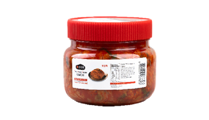 JINSUNMI - SLICED CABBAGE KIMCHI Sliced cabbage kimchi is made by cutting salted cabbage into bite-s...