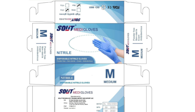 Name of the Goods: Nitrile Powder Free Gloves Properties: + Non-Sterile + Ambidextrous, beaded cuff ...