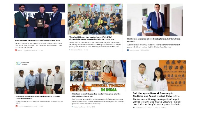 News Publication on Premium Indian News Channels We distribute brand stories, individual achievement...