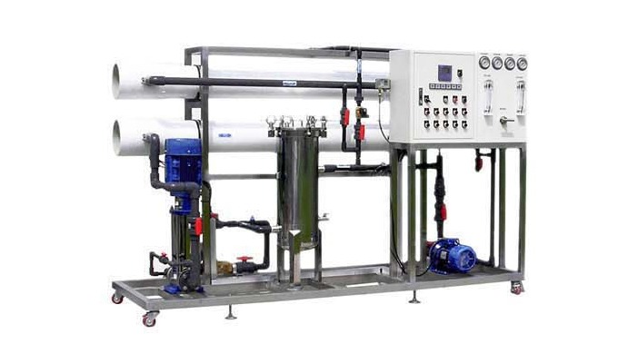 - 50~200TON(OPTION) - PROCESS FLOW(SYSTEM FLOW CHART) RAW WATER / RAW WATER FEED PUMP(OPTION) / RESI...