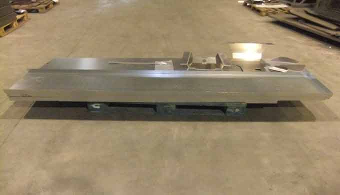 Corte por láser y plegado CNC de piezas de alumio.