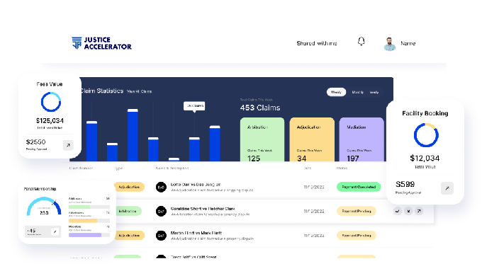 Justice Accelerator offers a holistic solution, integrating comprehensive Courts, Arbitration and Co...