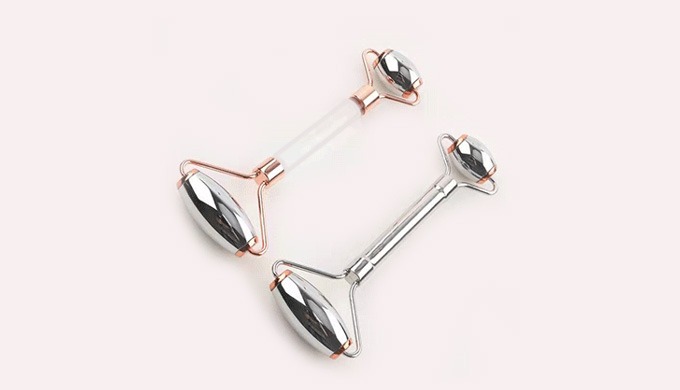 Basic Information - Model：FR-16 - Color：Rose gold/silver - Material：Metal roller+Resin /metal handle...