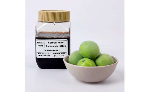 Korean Plum (Maesil) Concentrate with a refreshing sweet and tangy flavor a...