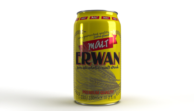 Bebida de Malta 33cl. Sin alcohol.