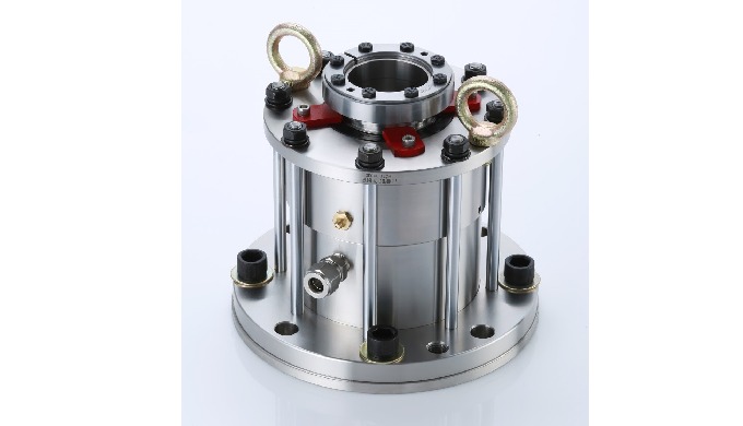 This type is vertical double seal unit for agitator and reactor. Liquid lubricated contacting top en...