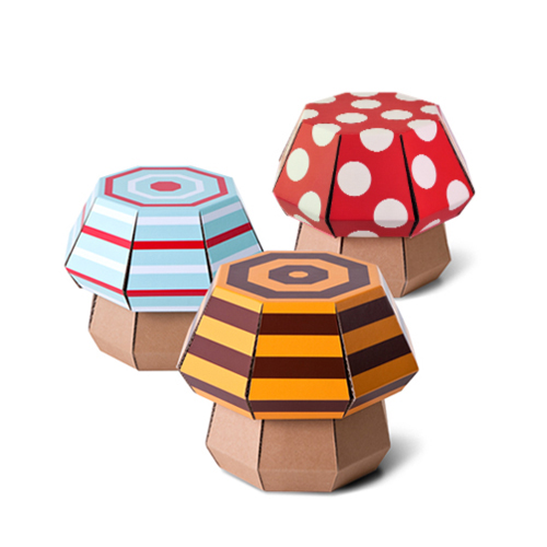 Mushroom Stool, Colorful cute Kids stoolMushroom Stool has a patent-granted structure to support mor...