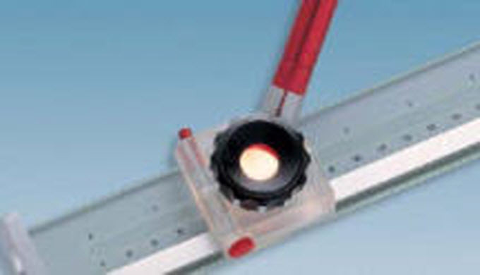 Hochpräzisionsglasmassstab mit Teilung 0.10mm / 0.005