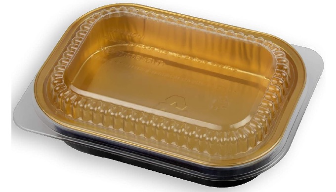 MOLDE PARA COMIDA DESECHABLE HECHA DE ALUMINIO DE CALIDAD ALIMENTARIA TIENEN ALTA CONDUCTIVIDAD TÉRM...