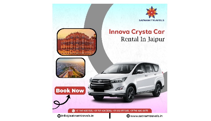 Travel to Jaipur in comfort and style with Satnam Travels. We offer the best Innova Crysta rental in...