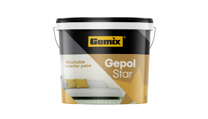 Washable acrylic paint for interior walls. It has a great coverage and a great finish. A high-qualit...