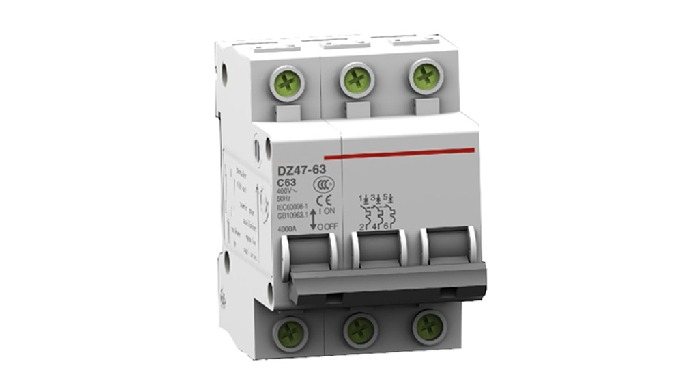 DZ47 AC MCB circuit breaker series is used in lighting distribution system ...