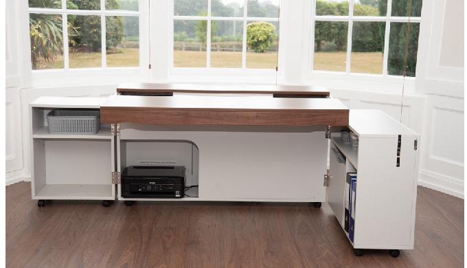 Your complete home office in one desk NEXT DESK contains everything you need for safe and stylish ho...