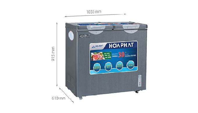Product Details - Usable capacity: 205 liters - Type of two modes (Freeze/Cool), two wings - Copper ...