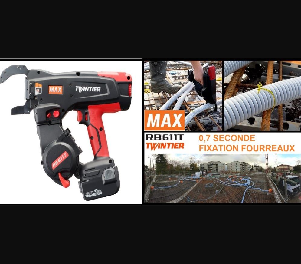 REVOLUBAT, innovation et préfabrication pour le bâtiment, vous présente la Ligatureuse automatique M...