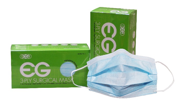 EG Surgical Mask 3-ply Design GMP Factory ISO 13485 Reach Taiwan medical mask standard CNS14774 , CN...