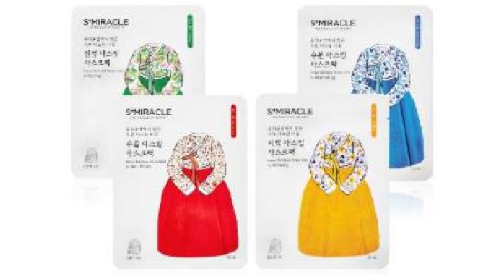 LS COSMETIC CO.,LTD I S+MIRACLE KOREAN TRADITIONAL RACIPE MASK FOR MOISTURIZING ( WHITENING, ANTI-WRINKLE, CALMING)
