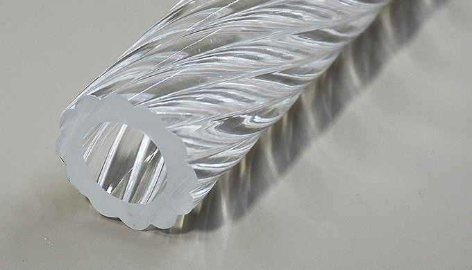 Product Overview: High-clarity custom clear twisted acrylic extruded tube, ...