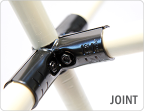 Metal Joint : The metal joint will be fastened by bolt & nut so that it is available to assemble...