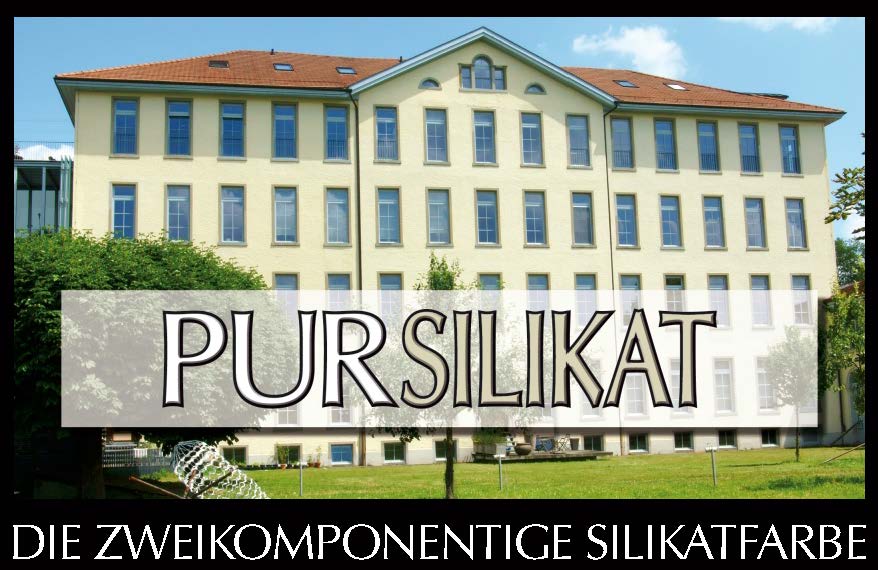 Pursilikat ist ein äusserst wasserdampfdiffusionsfähiger Fassadenanstrichstoff. Das Bindemittel Wass...