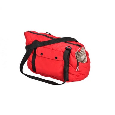 Bicolor transport bag. Comfortable for both pets and their owners. The side pocket is perfect to kee...