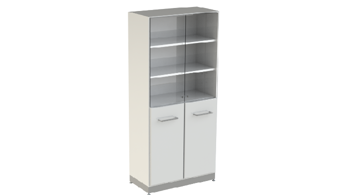 Armoire haute de laboratoire (vitr&eacute;e)