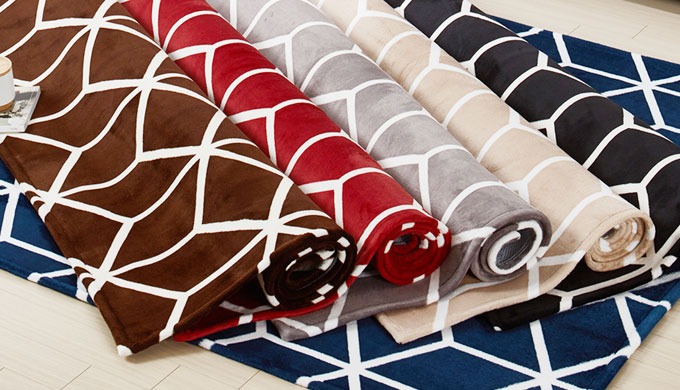 Short-haired rug carpet (Hexagon) The density of the yarn is high, so there is little infiltration o...
