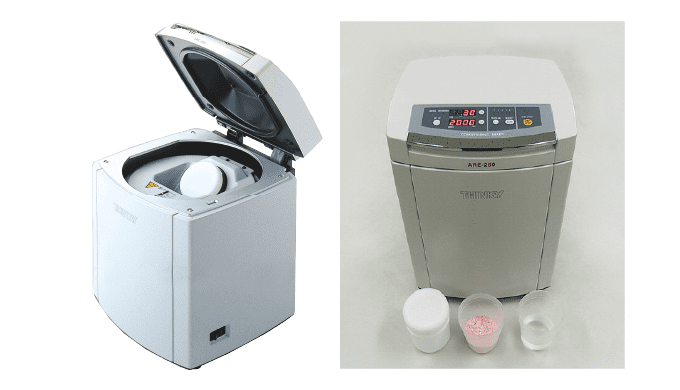 Grâce à la force centrifuge de plus de 400G, ce mélangeur permet de mélanger et de débuller simultan...