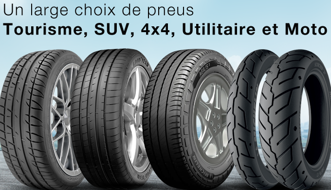 OuiPneus.ma leader de la vente des pneus en ligne au Maroc, vous propose un large choix de pneus tou...