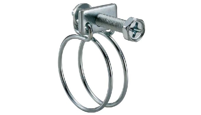 This wire hose clamp is only used in low-pressure applications, all parts are plated with CR3+ Zinc ...