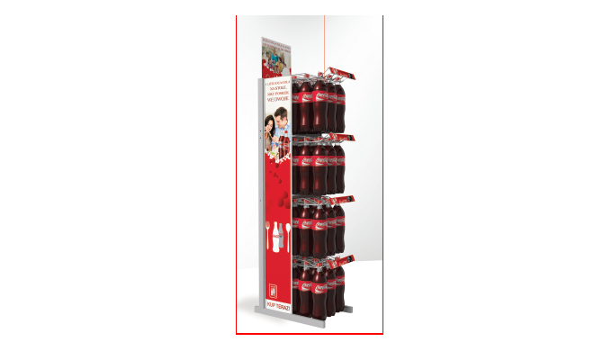 https://sip.krosno.pl/en/realizations/Metall rack för drycker med 4 våningar för hängande flaskor. g...