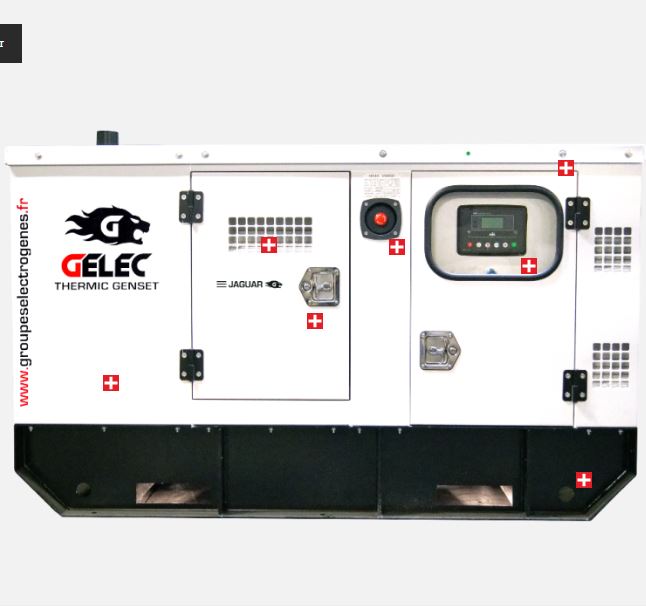 Groupe Électrogène Diesel 41.25 kVA JAGUAR