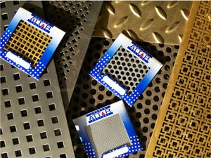 Perforated sheets in mild steel and stainless steel