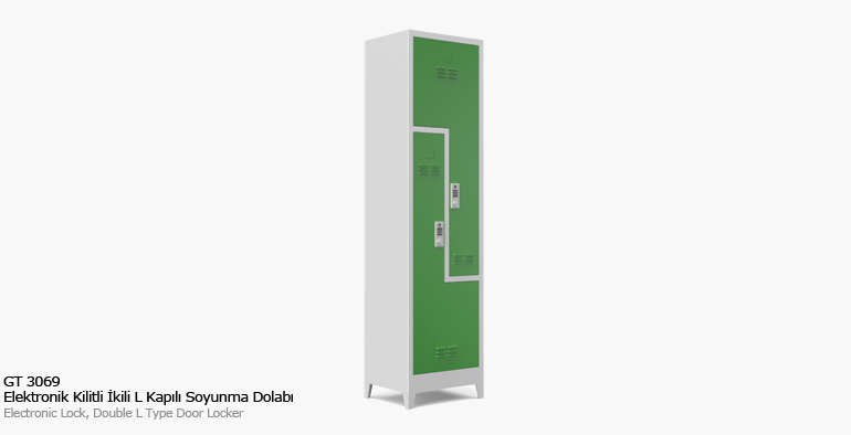 Electronic lock , double L type door locker
